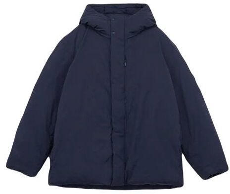 GAP INTL HOODED LOGO Pánska bunda, tmavo modrá, veľkosť