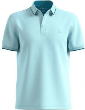 s.Oliver RL POLO NOOS Pánska polokošeľa, svetlomodrá, veľkosť