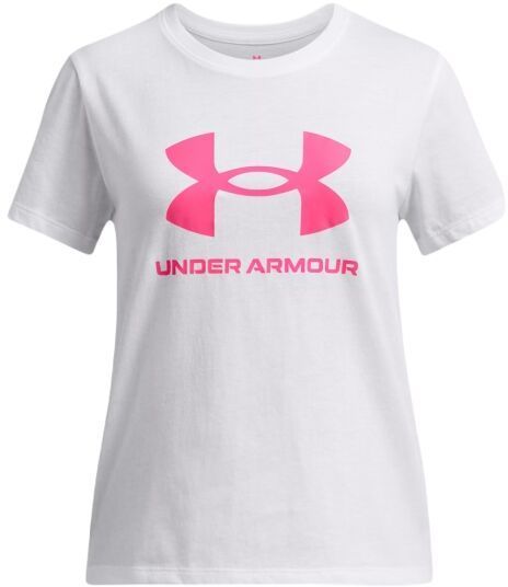 Under Armour BIG LOGO Dievčenské tričko, biela, veľkosť M