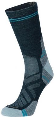 Smartwool W HIKE TARGETED CUSHION MID CREW SOCKS Dámske ponožky, modrá, veľkosť