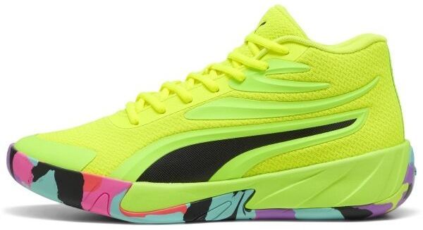 Puma COURT PRO MARBLE Pánska obuv na basket, svetlo zelená, veľkosť 44