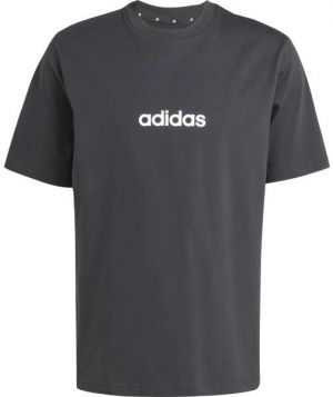 adidas ESSENTIALS LINEAR SINGLE JERSEY Pánske tričko, čierna, veľkosť