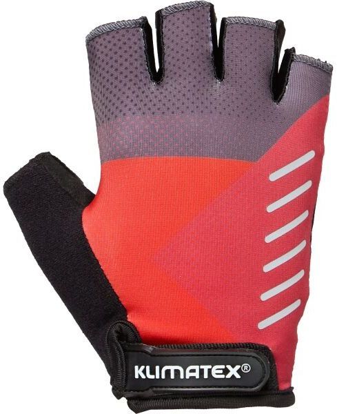 Klimatex EIKE1 Pánske cyklistické rukavice, červená, veľkosť XXL