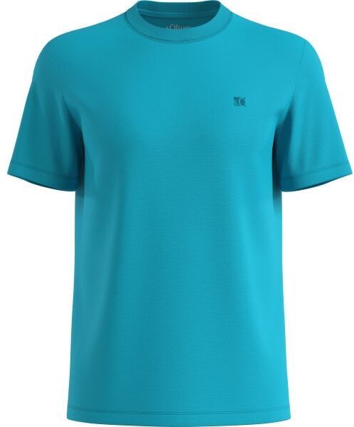 s.Oliver RL NOOS Pánske tričko, tyrkysová, veľkosť