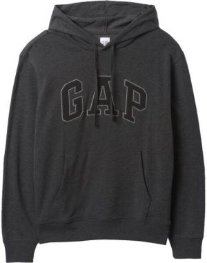 GAP V-FRCH HERITAGE LOGO Pánska mikina, tmavo sivá, veľkosť