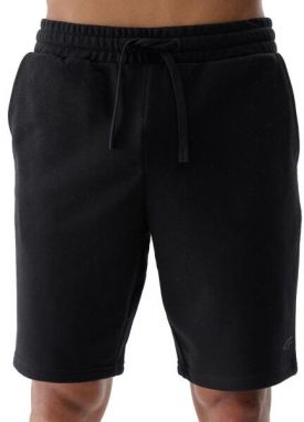 4F SHORTS CAS Pánske teplákové šortky, čierna, veľkosť