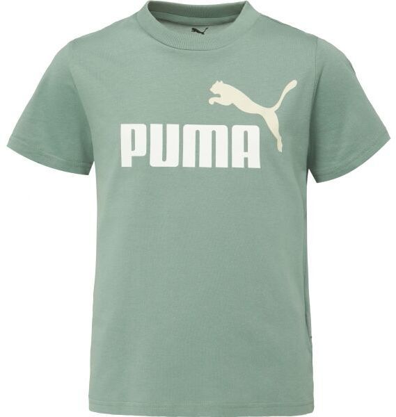 Puma ESSENTIALS 2 COLOR N0.1 LOGO TEE B Chlapčenské tričko, zelená, veľkosť
