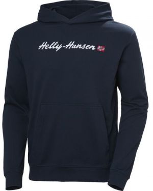 Helly Hansen CORE GRAPHIC SWEAT HOODIE Pánska mikina, tmavo modrá, veľkosť