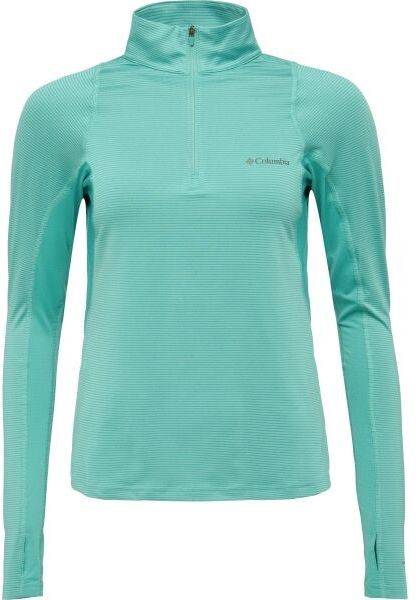 Columbia WEEKEND ASCENT™ HALF ZIP Dámska funkčná mikina, tyrkysová, veľkosť