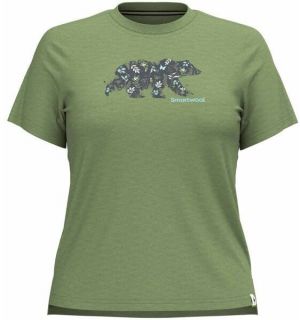 Smartwool OSA VEGA SHORT SLEEVE GRAPHIC TEE W Dámske tričko, zelená, veľkosť