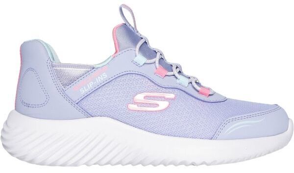 Skechers BOUNDER - SIMPLE CUTE Dievčenská vychádzková obuv, fialová, veľkosť