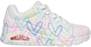 Skechers UNO - LOVING LOVE Dámska obuv na voľný čas, biela, veľkosť