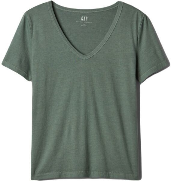 GAP ORGANIC Dámske tričko, khaki, veľkosť