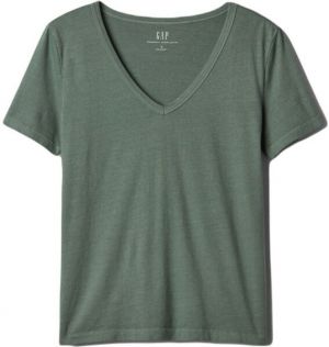 GAP ORGANIC Dámske tričko, khaki, veľkosť