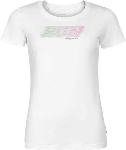 PROGRESS DEPORTA RUN Dámske športové tričko, biela, veľkosť