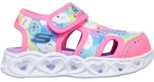 Skechers HEART LIGHTS Dievčenské sandále, růžová, veľkosť