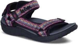 Lee Cooper SANDALS Dámske sandále, vínová, veľkosť