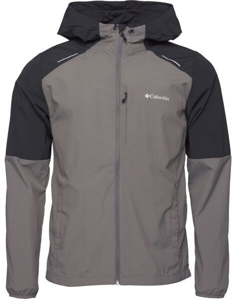 Columbia TECH NYLON HOODIE Pánska bunda, sivá, veľkosť