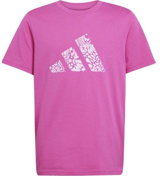 adidas ANIMAL TEE Dievčenské tričko, ružová, veľkosť