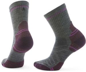 Smartwool W HIKE TARGETED CUSHION MID CREW SOCKS Dámske ponožky, tmavo sivá, veľkosť