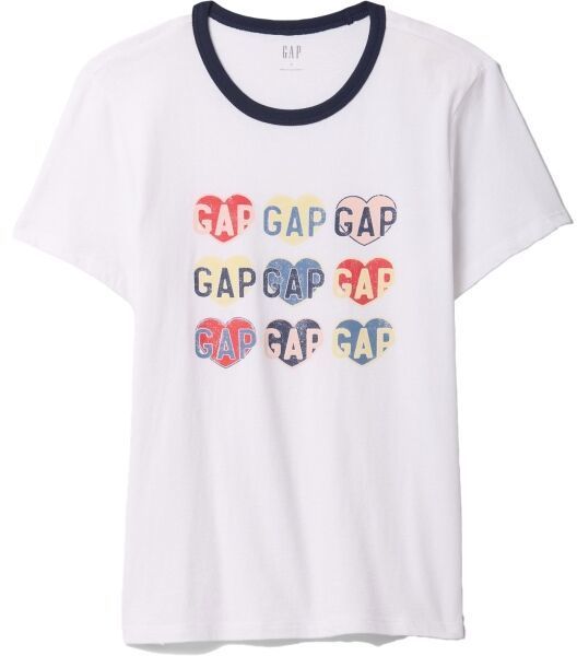GAP GRAPHIC CREW Dámske tričko, biela, veľkosť