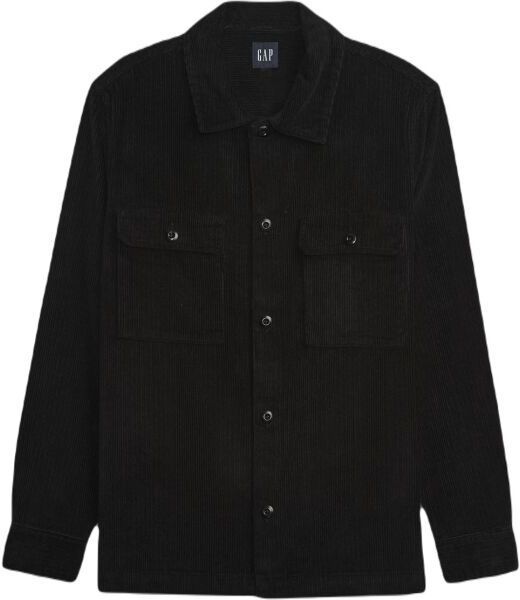 GAP FA23 CORD Pánska bunda, čierna, veľkosť