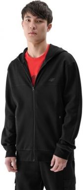 4F SWEATSHIRT Pánska mikina, čierna, veľkosť