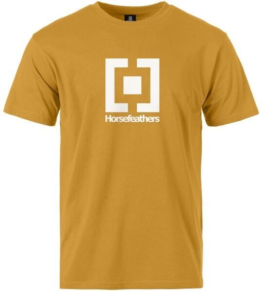 Horsefeathers BASE Pánske tričko, žltá, veľkosť
