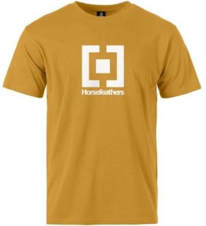 Horsefeathers BASE Pánske tričko, žltá, veľkosť