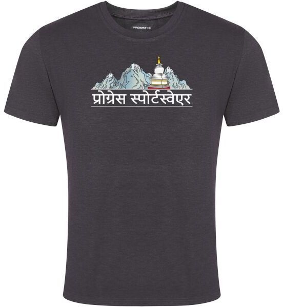 PROGRESS AROMATIC NEPAL Pánske outdoorové tričko, čierna, veľkosť