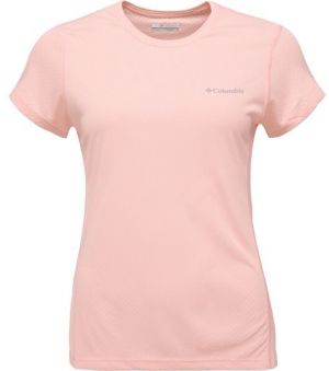Columbia ZERO RULES LIGHT SS CREW Dámske tričko, ružová, veľkosť