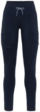 KARI TRAA ANELIE TIGHTS Dámske športové legíny, tmavo modrá, veľkosť