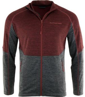 ALPINE PRO MIETEN Pánska mikina, červená, veľkosť