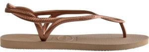 HAVAIANAS LUNA Dámske žabky, hnedá, veľkosť 37/38