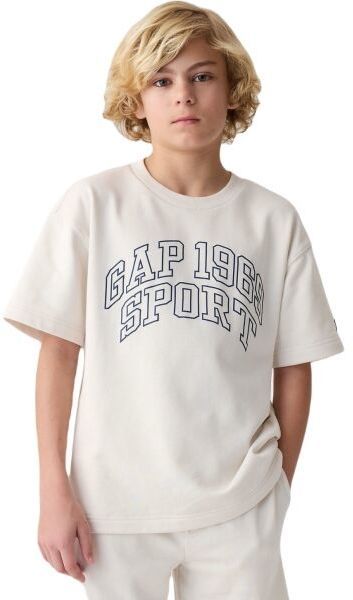 GAP INTL LOGO CREW Chlapčenské tričko, biela, veľkosť
