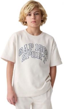 GAP INTL LOGO CREW Chlapčenské tričko, biela, veľkosť