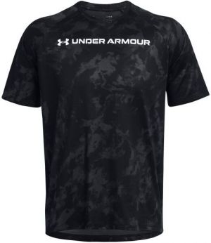 Under Armour TECH ABC CAMO Pánske tričko s krátkym rukávom, čierna, veľkosť M