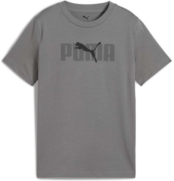 Puma ESSENTIALS LOGO LAB TEE Chlapčenské tričko, sivá, veľkosť
