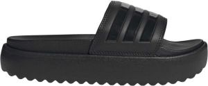 adidas ADILETTE PLATFORM Dámske šľapky, čierna, veľkosť 39