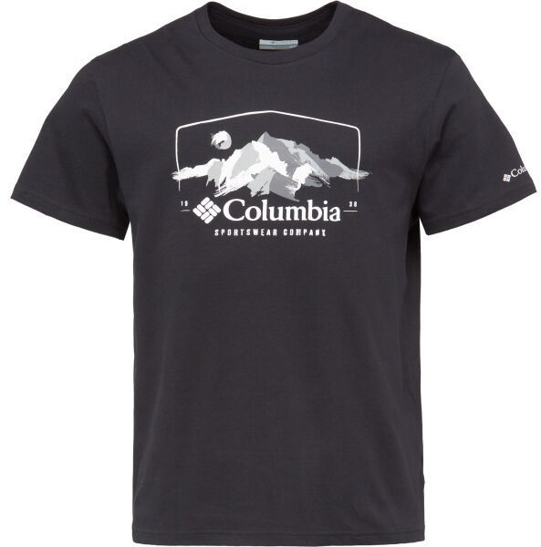 Columbia PATH LAKE GRAPHIC TEE II Pánske tričko, čierna, veľkosť