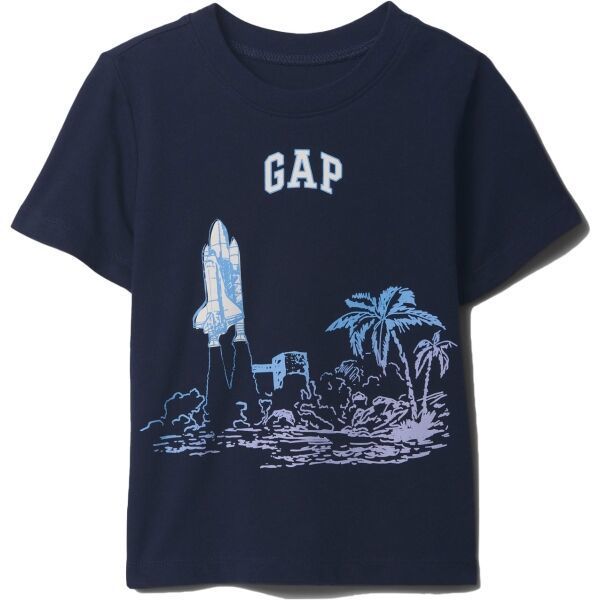 GAP V-BF Chlapčenské tričko, tmavo modrá, veľkosť 4Y