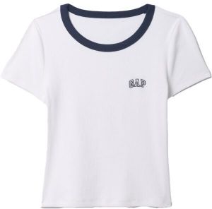 GAP SMALL LOGO RINGER Dámske tričko, biela, veľkosť