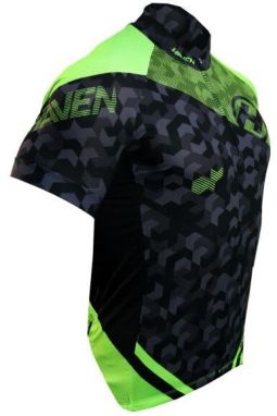 HAVEN SINGLETRAIL MEN Pánsky cyklistický dres, čierna, veľkosť