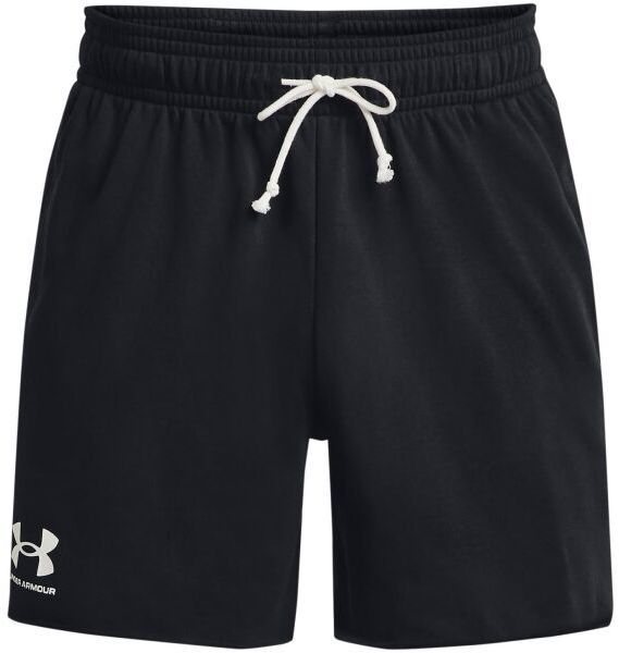 Under Armour RIVAL TERRY 6IN Pánske kraťasy, čierna, veľkosť L