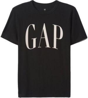 GAP V-FRCH LOGO ARCH Chlapčenské tričko, čierna, veľkosť