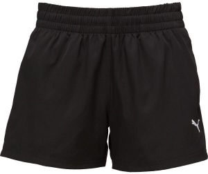 Puma ESSENTIALS 4'' WOVEN SHORTS Dámske voľnočasové kraťasy, čierna, veľkosť