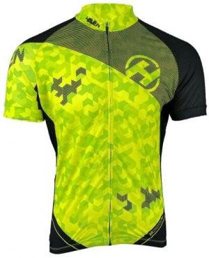 HAVEN SINGLETRAIL NEO MEN Pánsky cyklistický dres, reflexný neón, veľkosť
