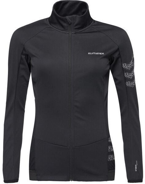 Klimatex MIRABEL Dámska vetruodolná cyklistická bunda, čierna, veľkosť