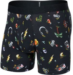 SAXX DROPTEMP COOLING COTTON Pánske boxerky, čierna, veľkosť
