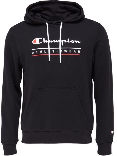 Champion HOODIE Pánska mikina, čierna, veľkosť
